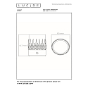 Lucide LED-Akku-Tischleuchte LILY, IP20, � 8cm, 3W 2700K 80lm, 3-stufiger Touch-Dimmer + USB-C Kabel, Acrylglas, Kupfer matt
