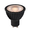Lucide LED Reflektorlampe MR16, � 5 cm, GU10, 1x5W, 2700K, dimmbar, dimmbar, schwarz