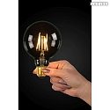 Lucide filament lamp globe G125 E27 1480lm 2700K 360� 