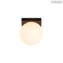 wall luminaire TASSA IP20, opal, black dimmable