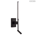 Lucide wall luminaire FINAN IP20, black 