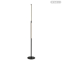 floor lamp FINAN IP20, black dimmable