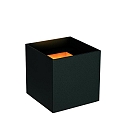 LED Bad-Wandstrahler AXI, IP54, eckig, Up/Down (Winkel verstellbar), 2x 7W 2700K 2x 320lm, schaltbar, Metall, schwarz