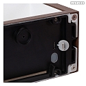 Lucide battery wall luminaire BRIDA up / down IP54, rust brown dimmable