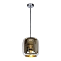 pendant luminaire ERYN round E27 IP20, chrome, gold