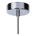 Lucide pendant luminaire ERYN round E27 IP20, chrome, gold