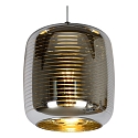 Lucide pendant luminaire ERYN 3 flames, round E27 IP20, chrome, gold