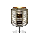 table lamp ERYN oval E27 IP20, chrome, gold 