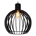 Lucide pendant luminaire MIKAELA 2 flames, square E27 IP20, black