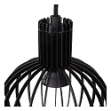 Lucide pendant luminaire MIKAELA 6 flames E14 IP20, black dimmable