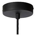 Lucide pendant luminaire MIKAELA round E27 IP20, black