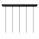 Lucide Pendelleuchte LIONEL, 5xE27, schwarz