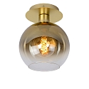ceiling luminaire MARIUS round E27 IP20, gold matt, brass