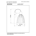 Lucide wall luminaire MACARONS E27 IP20, green