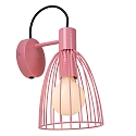 Lucide wall luminaire MACARONS E27 IP20, pink