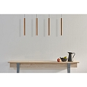 Lucide pendant luminaire LORENZ LED 4 flames IP20, rust dimmable