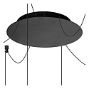Lucide pendant luminaire LORENZ LED 6 flames IP20, black dimmable