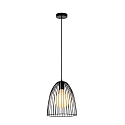 pendant luminaire MACARONS E27 IP20, black