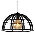 Lucide Pendelleuchte DIKRA, � 40 cm, 1xE27, schwarz