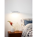 Lucide LED Wandleuchte ATKIN, 1x6W, 3000K, Mit USB-Ladepunkt, wei�