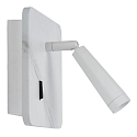 Lucide LED Wandleuchte OREGON, 1x4W, 3000K, Mit USB-Ladepunkt, wei�