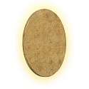 wall luminaire GLIMPSE LED round IP20, gold matt, brass 
