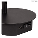 Lucide wall luminaire JOLIJN swivelling, rotatable IP20, black 
