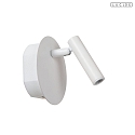 Lucide wall luminaire JOLIJN swivelling, rotatable IP20, white 
