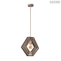 Lucide pendant luminaire MAURO E27 IP20, taupe dimmable