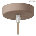 Lucide pendant luminaire MAURO E27 IP20, taupe dimmable