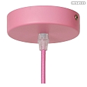 Lucide pendant luminaire MAURO E27 IP20, pink dimmable