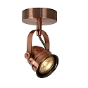 spot CIGAL LED round GU10 IP20, copper 
