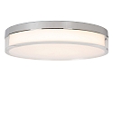 Lucide LED Bad-Deckenleuchte PLANO, IP44, � 28cm, 16W 2700/3000/4000K (CCT Switch), CRi >90, dimmbar, Chrom / opal