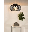 ceiling luminaire MANUELA round E27 IP20, black