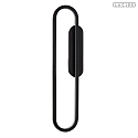 Lucide wall luminaire THELMA IP20, black dimmable