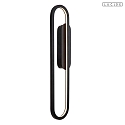 Lucide wall luminaire THELMA IP20, black dimmable