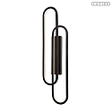 wall luminaire THELMA IP20, black dimmable