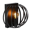 Lucide wall luminaire MANUELA E14 IP20, black
