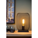 Lucide table lamp MESH 3 flames, oval E27 IP20, black 