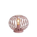 table lamp MERLINA round E27 IP20, pink