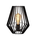table lamp REDA oval E27 IP20, black 