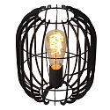 Lucide table lamp REDA oval E27 IP20, black 