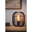 Lucide table lamp REDA oval E27 IP20, black 
