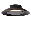 Lucide ceiling luminaire FOSKAL LED round, switchable IP20, black 
