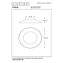 Lucide ceiling luminaire FOSKAL LED round, switchable IP20, white 