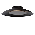 Lucide ceiling luminaire FOSKAL LED round, switchable IP20, black 