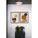 LED Deckenleuchte DIMY Badleuchte, � 28,6 cm, 1x12W, 3000K, IP21, dimmbar, schwarz