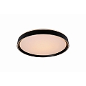 ceiling luminaire NURIA LED round IP20, black dimmable