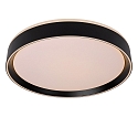 Lucide ceiling luminaire NURIA LED round IP20, black dimmable