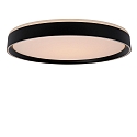 Lucide ceiling luminaire NURIA LED round IP20, black dimmable